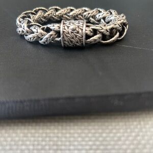 John Hardy Silver Braided Bracelet